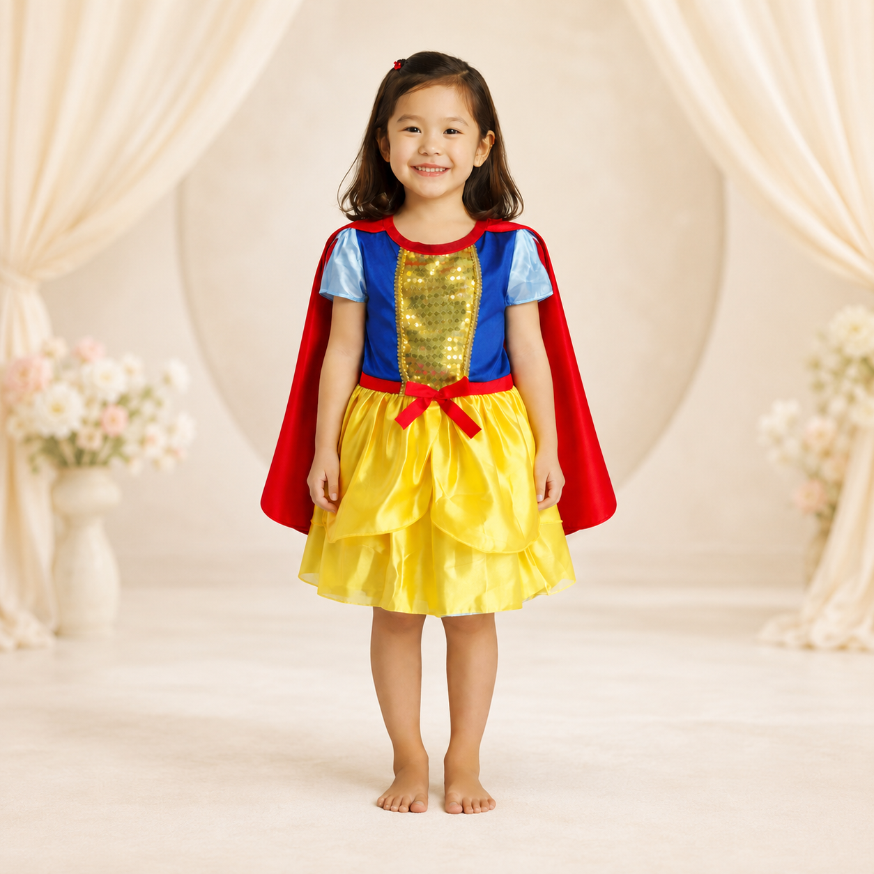 🍎 Fantasia Princesa Clássica do Bosque Infantil