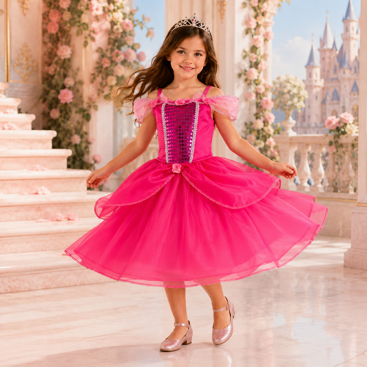 Fantasia Infantil Princesa Aurora