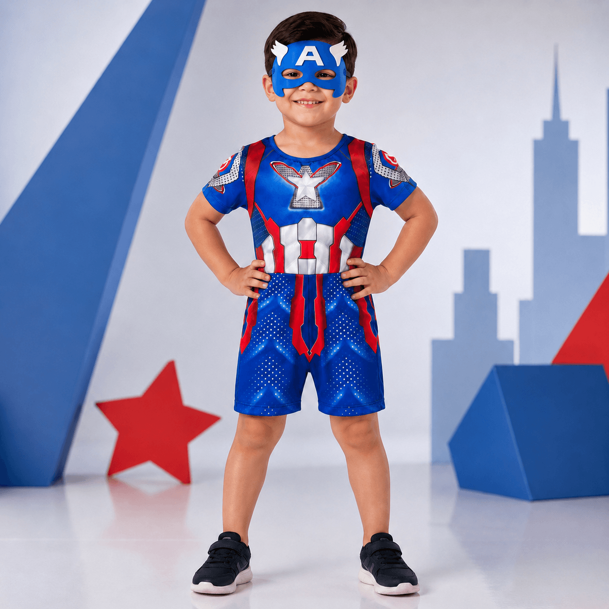 Fantasia Infantil Capitão Azul