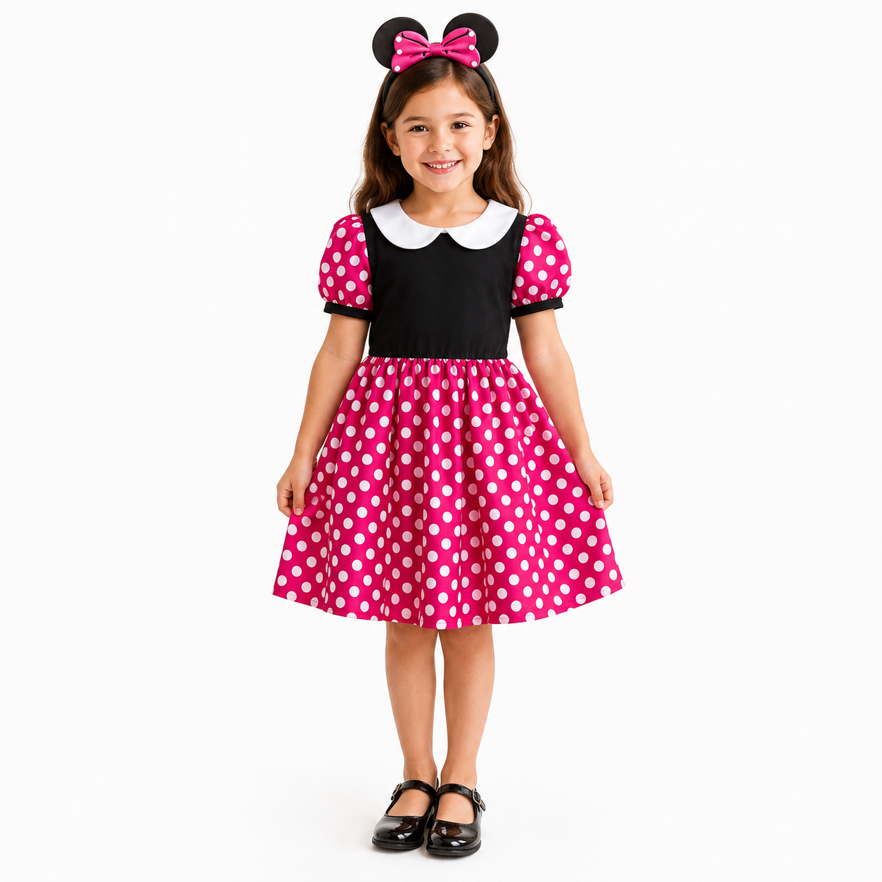 Minnie Pink Gola Branca